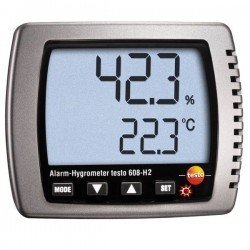Testo 0560 6082 608-H2 Sıcaklık ve Nem Ölçer | Çok Hassas | Alarmlı
