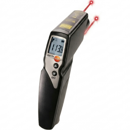 Testo 830-T4 Çift Lazerli Kızılötesi Termometre 400°C 30:1 Hedef Oranı Testo 830-T4 Çift Lazerli Kızılötesi Termometre 400°C 30:1 Hedef Oranı