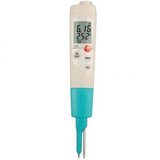 Testo 0563 2062 206 pH2 pH ve Sıcaklık Ölçer (Yarı-Katı Gıda)