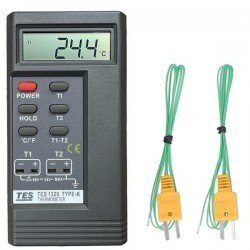 TES 1320 İki Girişli K Tipi Prob Okuyucu Hassas TES 1320 İki Girişli K Tipi Prob Okuyucu Hassas