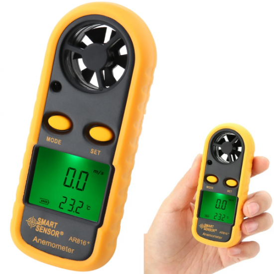 Smart Sensor AR 816 Rüzgar Hızı ve Sıcaklık Ölçer Anemometre Smart Sensor AR 816 Rüzgar Hızı ve Sıcaklık Ölçer Anemometre