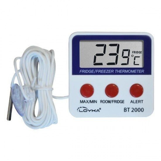 Loyka BT2000 BT-2000 Mıknatıslı ve Alarmlı Buzdolabı Termometresi
