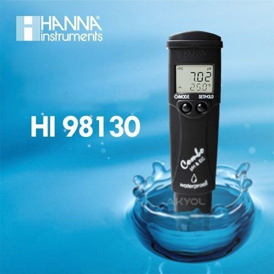 Hanna Instruments HI98130 Hanna HI 98130 Dijital Ph, Ec, Tds Ölçüm Cihazı Hanna Instruments HI98130 Hanna HI 98130 Dijital Ph, Ec, Tds Ölçüm Cihazı