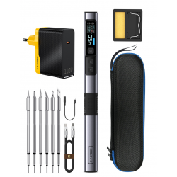 FNIRSI HS-02A 100W Akıllı Kalem Havya Mega Set (PD Destekli)