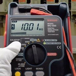 Sanwa MG1000 İzolasyon Test Cihazı 4000MΩ | 1000V Sanwa MG1000 İzolasyon Test Cihazı 4000MΩ | 1000V