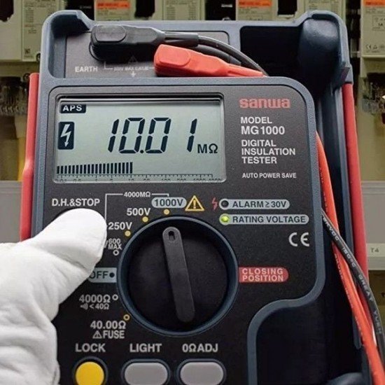 Sanwa MG1000 İzolasyon Test Cihazı 4000MΩ | 1000V Sanwa MG1000 İzolasyon Test Cihazı 4000MΩ | 1000V