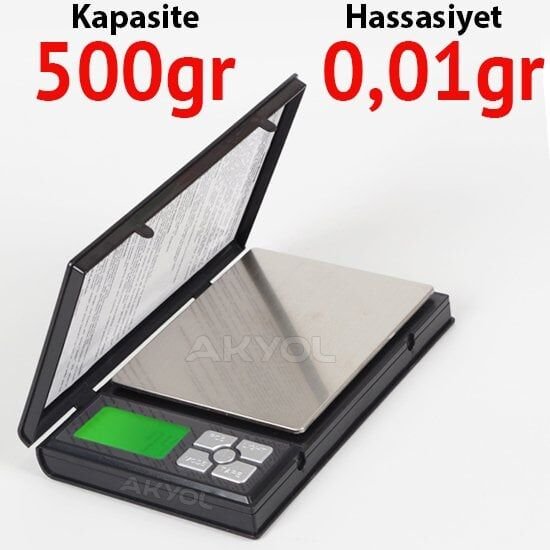 Notebook notebook-500 Notebook Kapaklı Cep Terazisi 0.01gr / 500gr Notebook notebook-500 Notebook Kapaklı Cep Terazisi 0.01gr / 500gr