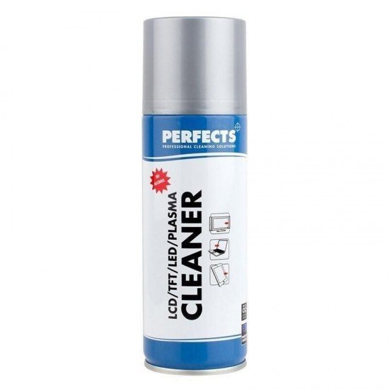 PERFECTS LCS 200 ml LCD Ekran Temizleyici Sprey (Gri)