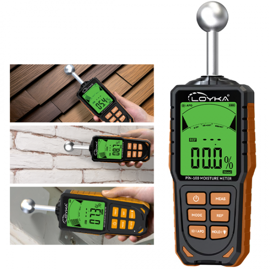 PİN-100 Topuz Problu Nem Ölçer Kumaş, Kıyafet, Halı, Deri ve Kağıt Nem Ölçer PİN-100 Topuz Problu Nem Ölçer Kumaş, Kıyafet, Halı, Deri ve Kağıt Nem Ölçer