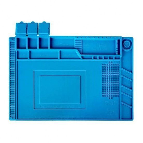 S160 Isıya Dayanıklı Manyetik Silikon Tamir Pedi 500°C 30x45cm Servis Matı S160 Isıya Dayanıklı Manyetik Silikon Tamir Pedi 500°C 30x45cm Servis Matı