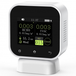 FNIRSI SFD-02 4'ü 1 Arada İç Hava Kalitesi Monitörü – Dokunmatik Ekranlı HCHO & TVOC Ölçüm Cihazı