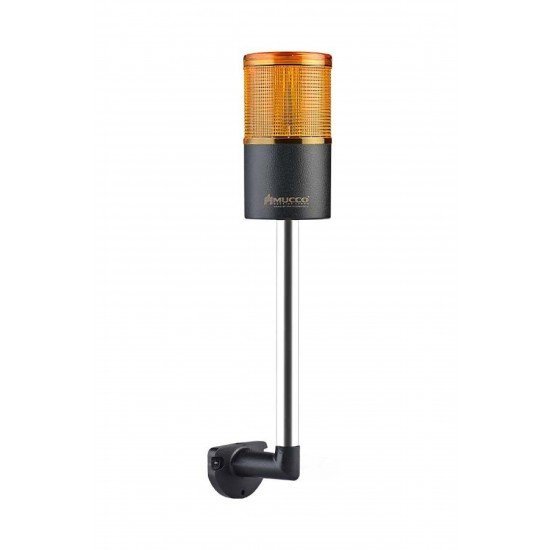 MUCCO SNT-7013-S1-3-L-20U Sabit-yeşil 12-24v Ac/dc, 1 Katlı Işıklı Kolon Duvara Montaj 20cm Ayaklı
