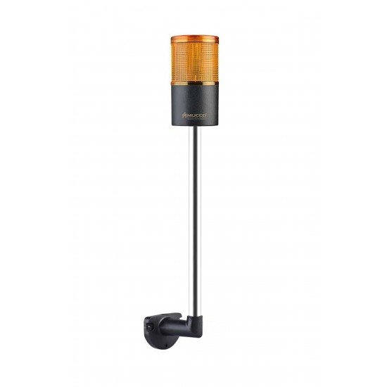 MUCCO SNT-7013-S1-3-L-30U Sabit-yeşil 12-24v Ac/dc, 1 Katlı Işıklı Kolon Duvara Montaj 30cm Ayaklı