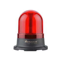 Mucco SNT-725-F1 Kırmızı Flaşör Mini Tepe Lambası 220V/AC