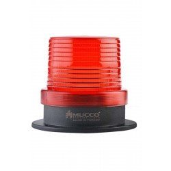 MUCCO SNT-910-1 90 Çap 5 Işık Modu Smd Ledli 12-24v Ac/dc Kırmızı Tepe Lambası