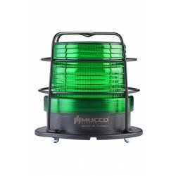 MUCCO SNT-925-KFS-2 90 Çap 5 Işık Modu Power Ledli 85-250v Ac/dc Kafesli Yeşil Tepe Lambası