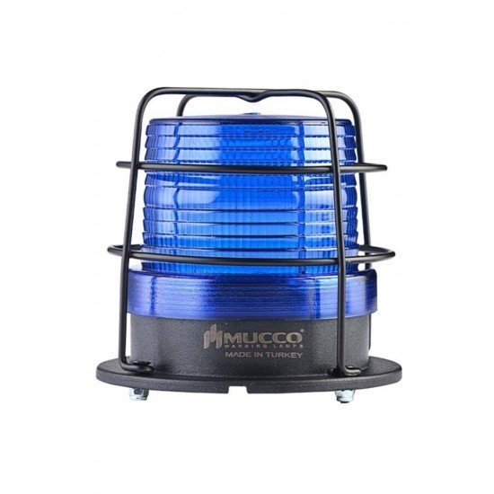 MUCCO SNT-925-KFS-4 90 Çap 5 Işık Modu Power Ledli 85-250v Ac/dc Kafesli Mavi Tepe Lambası MUCCO SNT-925-KFS-4 90 Çap 5 Işık Modu Power Ledli 85-250v Ac/dc Kafesli Mavi Tepe Lambası