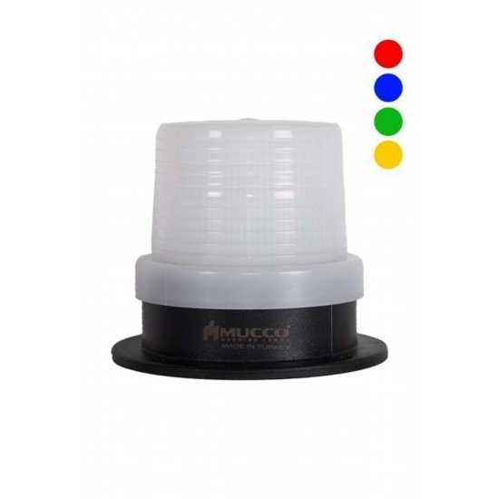 MUCCO SNT-925-RGB Rgb Led Teknolojisi Ile Tabana Montaj Işıklı 90 Çap Rgb Tepe Lambası 40-250v Ac/dc