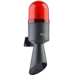 Mucco SNT-B710-1 24V AC/DC Flaşör-Sabit Borulu Korna (Kırmızı)