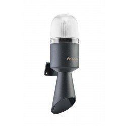 MUCCO SNT-B712-5 Beyaz 4 Ayrı Işık Modlu 16 Melodili Üniversal Borulu Korna 40-250v Ac/dc
