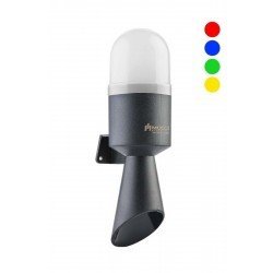 MUCCO SNT-B74-RGB Rgb Led Teknolojisi Ile Duvara Montaj Işıklı Rgb Borulu Korna 12-24v Ac/dc