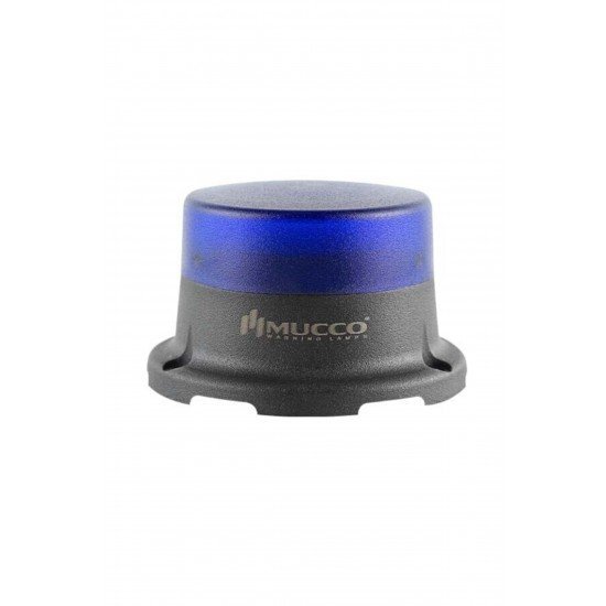 MUCCO SNT-M715-SB-4 70 Çap Sabit Buzzerlı 24v/dc Mavi Mini Tepe Lambası