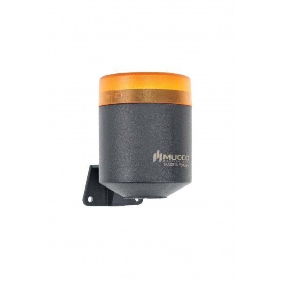 MUCCO SNT-MK711-3 Sarı 4 Ayrı Işık Modlu 16 Melodili Mini Üniversal Işıklı Korna 12-24v Ac/dc