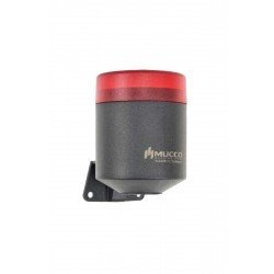MUCCO SNT-MK712-1 Kırmızı 4 Ayrı Işık Modlu 16 Melodili Mini Üniversal Işıklı Korna 40-250v Ac/dc