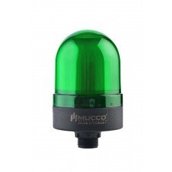 MUCCO SNT-S715-F-2 70 Çap Flaşör Buzzerlı 24v/dc Somun Bağlantılı Yeşil Tepe Lambası