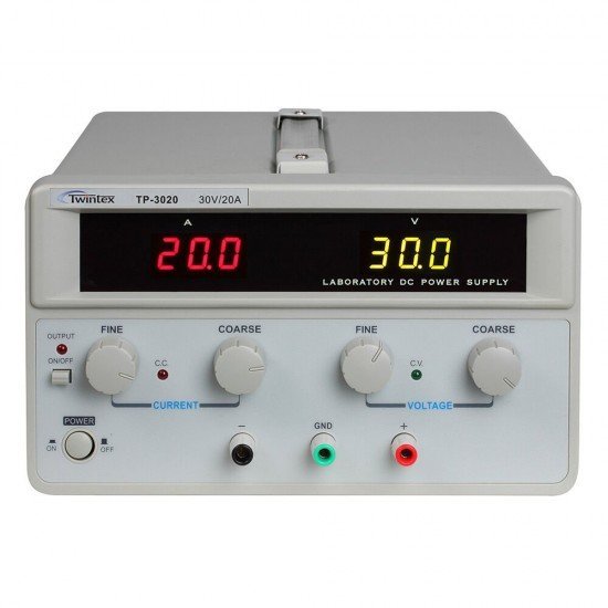 Twintex TP-3020 0-30V 20A Tek Kanal Güç Kaynağı Twintex TP-3020 0-30V 20A Tek Kanal Güç Kaynağı