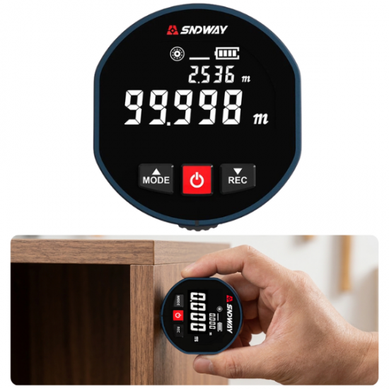 SW-X30D Dijital Rulo Mesafe Ölçer & Lazerli Ölçüm SW-X30D Dijital Rulo Mesafe Ölçer & Lazerli Ölçüm