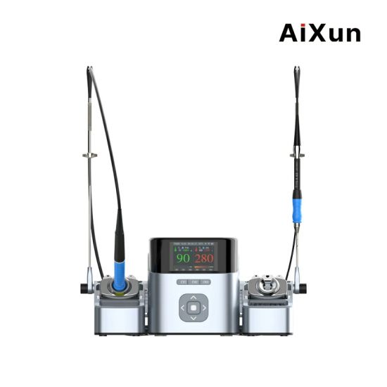 Aixun T420D 200W Çift Kanallı Akıllı Lehimleme İstasyonu T210+T115 +6 Havya Ucu Aixun T420D 200W Çift Kanallı Akıllı Lehimleme İstasyonu T210+T115 +6 Havya Ucu