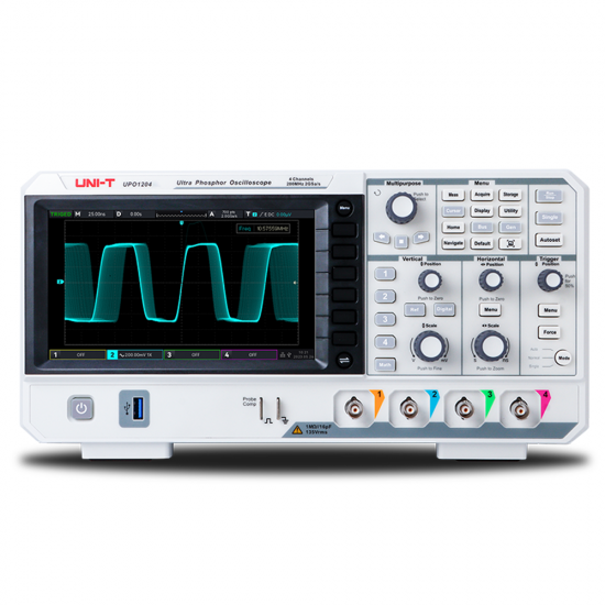UNI-T UPO1204 200MHz 4 Kanal Dijital Osiloskop 2GSa/s 56Mpts UNI-T UPO1204 200MHz 4 Kanal Dijital Osiloskop 2GSa/s 56Mpts