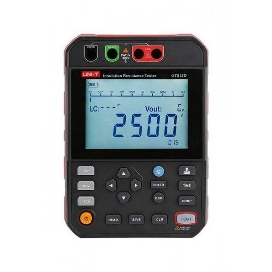 UNI-T UT512D 2.5kV Yalıtım İzolasyon Direnci Test Cihazı