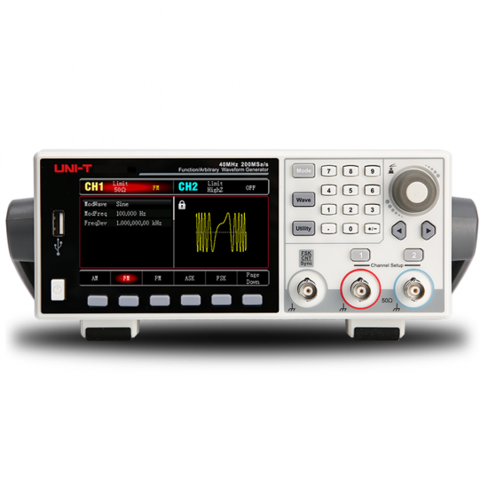UNI-T UTG1022X-PA 20MHz 2 Kanal Fonksiyon Jeneratörü 200MSa/s 4W Güç UNI-T UTG1022X-PA 20MHz 2 Kanal Fonksiyon Jeneratörü 200MSa/s 4W Güç