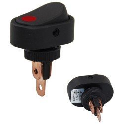 12Volt DC 20 Amper Anahtar ON-OFF Işıklı ASW-20D-2