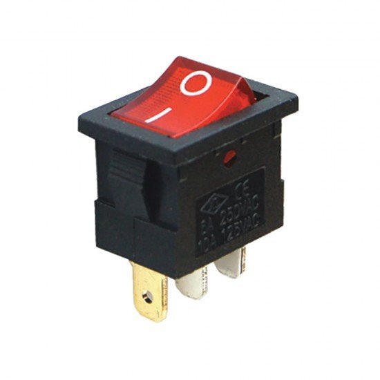 Mini Işıklı Anahtar 3P