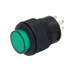 16mm Işıklı Buton Yaylı