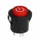 26mm Yaylı Rocker Buton Işıksız 'Power' Simgeli