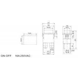 Anahtar Basmalı 4P Kalıcı PS23-16N