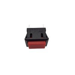 BUTON PLASTİK YAYLI 2P KIRMIZI DİKDÖRTGEN PBS101