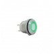 E35 16MM METAL BUTON YAYLI 12-24V YEŞİL LED 1NO