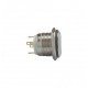 E36 16MM METAL BUTON YAYLI 12-24V MAVİ LED 1NO