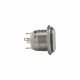 E39 16MM METAL BUTON YAYLI 12-24V BEYAZ LED 1NO
