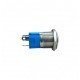 E35-1 16MM METAL BUTON YAYLI 12-24V YEŞİL LED 1NO/1NC