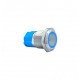 E36-1 16MM METAL BUTON YAYLI 12-24V MAVİ LED 1NO/1NC