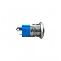 E39-1 16MM METAL BUTON YAYLI 12-24V BEYAZ LED 1NO/1NC