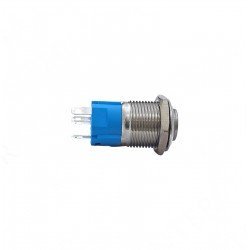 E23 16MM METAL BUTON KALICILI 12-24V TURUNCU LED 1NO/1NC