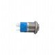 E23 16MM METAL BUTON KALICILI 12-24V TURUNCU LED 1NO/1NC