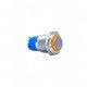 E23 16MM METAL BUTON KALICILI 12-24V TURUNCU LED 1NO/1NC